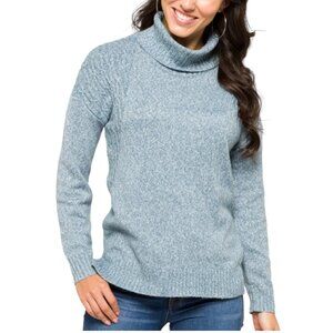 EVOLUTION BY CYRUS Madi Marled Yarn Turtleneck Sweater Size Medium